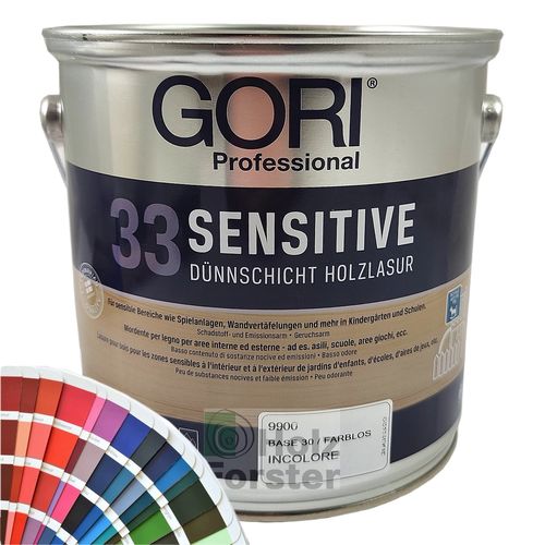 GORI 33 Sensitive Lasur für sensible Bereiche RAL Sonderfarbtöne, Farb und Mengenwahl